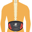 GHOST RACING GR-HY01 Motorcycle Waist Cycling Protective Gear Locomotive Anti-Fall Ski Bunch Waist Belt, Size: One Size(Yellow)