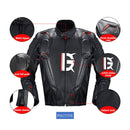 GHOST RACING GR-Y09 Motorcycle Four Seasons Racing Suit Locomotive Riding Anti-Fall Rally Suit, Size: XXL(Black)