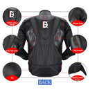 GHOST RACING GR-Y09 Motorcycle Four Seasons Racing Suit Locomotive Riding Anti-Fall Rally Suit, Size: M(Black)