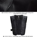 GHOST RACING GR-Y09 Motorcycle Four Seasons Racing Suit Locomotive Riding Anti-Fall Rally Suit, Size: XL(Black)
