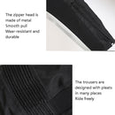 GHOST RACING GR-K06 Motorcycle Riding Trousers Racing Motorcycle Anti-Fall Windproof Keep Warm Pants, Size: M(Black)