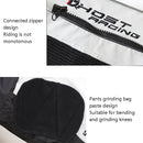 GHOST RACING GR-K06 Motorcycle Riding Trousers Racing Motorcycle Anti-Fall Windproof Keep Warm Pants, Size: XXXL(Grey)