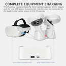 Hibloks VR Glasses And Handle Free Of Dismantling Magnetic Charging Base For Oculus Quest 2(White)
