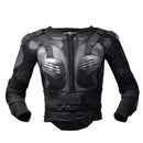 GHOST RACING F060 Motorcycle Armor Suit Riding Protective Gear Chest Protector Elbow Pad Fall Protection Suit, Size: L(Black)