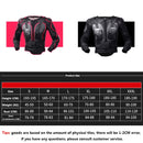 GHOST RACING F060 Motorcycle Armor Suit Riding Protective Gear Chest Protector Elbow Pad Fall Protection Suit, Size: L(Red)