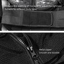 GHOST RACING GR-HJ04 Motorcycle Armor Jacket Racing Riding Sports Protective Gear, Size: XXXL(Black)