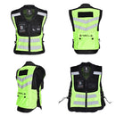 GHOST RACING GR-Y06 Motorcycle Riding Vest Safety Reflective Vest, Size: XXXL(Fluorescent Green)