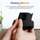 2 In 1 Smart Watch Charging Bracket Desktop Silicone Watch Charging Stand For Apple Watch(Deep Blue)