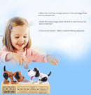 6690 Grab Money Dog Piggy Bank Electric Cartoon Stealing Money Dog Coin Piggy Bank Gift For Children