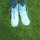 Rainy Day Waterproof Non-Slip Thick Wear-Resistant Rain Boots Overshoe Covers, Size: Small 36-38(Navy)
