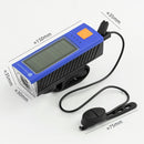 CYCLINGBOX Bicycle Solar Speaker Front Lamp Night Riding Glare Flashlight Equipment(Blue)