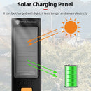 CYCLINGBOX Bicycle Solar Speaker Front Lamp Night Riding Glare Flashlight Equipment(Yellow)
