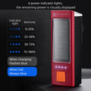 CYCLINGBOX Bicycle Solar Speaker Front Lamp Night Riding Glare Flashlight Equipment(Yellow)