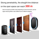 CACAZI A80 1 For 1 Wireless Music Doorbell without Battery, Plug:US Plug(White)