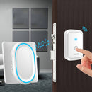 CACAZI A80 1 For 1 Wireless Music Doorbell without Battery, Plug:US Plug(White)