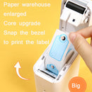 NIIMBOT D101 Handheld Portable Bluetooth Smart No Ink Label Printer, Model: Standard+3 Roll White Label Paper