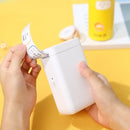 NIIMBOT D101 Handheld Portable Bluetooth Smart No Ink Label Printer, Model: Standard+3 Roll White Label Paper
