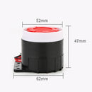 2 PCS BJ-1K High-Decibel Active Buzzer Dual Audio Electronic Siren Alarm Wall-Mounted Anti-Theft Buzzer, Voltage: 24V(Red White Black)