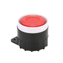 2 PCS BJ-1K High-Decibel Active Buzzer Dual Audio Electronic Siren Alarm Wall-Mounted Anti-Theft Buzzer, Voltage: 220V(Red White Black)