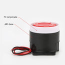 2 PCS BJ-1K High-Decibel Active Buzzer Dual Audio Electronic Siren Alarm Wall-Mounted Anti-Theft Buzzer, Voltage: 220V(Red White Black)