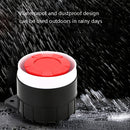 2 PCS BJ-1K High-Decibel Active Buzzer Dual Audio Electronic Siren Alarm Wall-Mounted Anti-Theft Buzzer, Voltage: 220V(Red White Black)