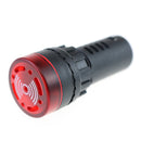 3 PCS AD16-22 Sound Buzzer With Indicator Table Active Flash Buzzer(Regular 22mm 220V Red)