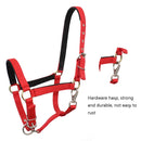 Nylon Full-Line Board Horse Rein Headstall Equestrian Supplies, Specification: M (Black)