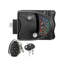 C02 RV Intelligent Remote Control Electronic Password Lock RV Door Lock Modification Accessories(Black)