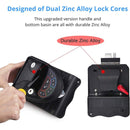C02 RV Intelligent Remote Control Electronic Password Lock RV Door Lock Modification Accessories(Black)