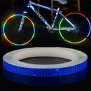 5 Rolls Bicycle Mountain Bike Motorcycle Sticker Car Contour Reflective Sticker Night Riding Reflective Sticker, Size: 2 x 800cm(Blue)