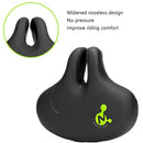 Bike No Nasal Seat Mountain Bike Saddle Comfortable Shock Absorption Bicycle Outdoor Cycling Accessories Saddle(Fluorescent Green)