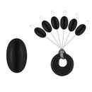 50 PCS/Set Wild Fishing Sports High-Elastic Space Bean Fishing Bait Fish Floating Tools Outdoor Fishing Tackle Accessories, Specification: Middle(Rubber)