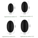 50 PCS/Set Wild Fishing Sports High-Elastic Space Bean Fishing Bait Fish Floating Tools Outdoor Fishing Tackle Accessories, Specification: Small(Oxford)