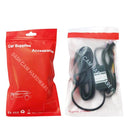 H516 Recording Step-down Line Shrinkage Video Car Charger Line Parking Monitoring Three-Core Power Cord, Model: With Fuse(Micro Right Elbow)