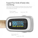 Finger Pulse Oximeter Finger Pulse Blood Oxygen Saturation Monitor, Colour: 131R Blue White(English Manual)