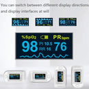 JZ-133R Finger Pulse Oximeter Finger-Type Blood Oxygen Saturation Monitor, Colour: White(English Manual)