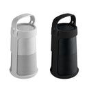 For Bose SoundLink Revolve Bluetooth Speaker Silicone Protective Cover Portable Carrying Bag(Black)