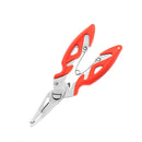 3 PCS Stainless Steel Fishing Curved Nose Pliers Outdoor Fishing Line Scissors(Orange)