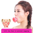 2 PCS Facial Lifting And Tightening Double Chin Remover Face-lifting Device(Red)