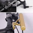 Bicycle Aluminum Alloy Extended Extension Bracket Multi-Function Installation Mobile Phone Bracket(Silver)