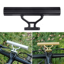Bicycle Aluminum Alloy Extended Extension Bracket Multi-Function Installation Mobile Phone Bracket(Gold)
