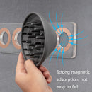 JD01 Punch-Free Hange Acrylic Hair Dryer Storage Bracket For Dyson Hair Dryer(Black)