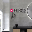 JD01 Punch-Free Hange Acrylic Hair Dryer Storage Bracket For Dyson Hair Dryer(Black)