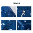 Oxford Cloth Quilt Moisture-Proof & Waterproof Storage Bag Zipper Portable Moving Luggage Bag, Specification: 55x33x20cm(Tibetan Rocket)