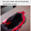 9808 Autumn Children Luminous Shoes LED Light Mesh Sports Shoes, Size: 33(Red)