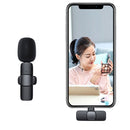 Lavalier Wireless Microphone Mobile Phone Live Video Shooting Small Microphone, Specification: 8 Pin Direct 1 To 2