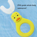YC-S001 Children U-shaped Toothbrush Anti-cavity Oral Cleaning Manual Toothbrush(Duck Yellow)