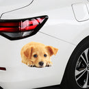 4 PCS Style 2 Small 3D Simulation Dog Car Stickers Rain-Proof Sunscreen Car Sticker Scratch Shaving Decoration Stickers