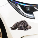 4 PCS Style 2 Small 3D Simulation Dog Car Stickers Rain-Proof Sunscreen Car Sticker Scratch Shaving Decoration Stickers