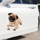 4 PCS Style 2 Small 3D Simulation Dog Car Stickers Rain-Proof Sunscreen Car Sticker Scratch Shaving Decoration Stickers